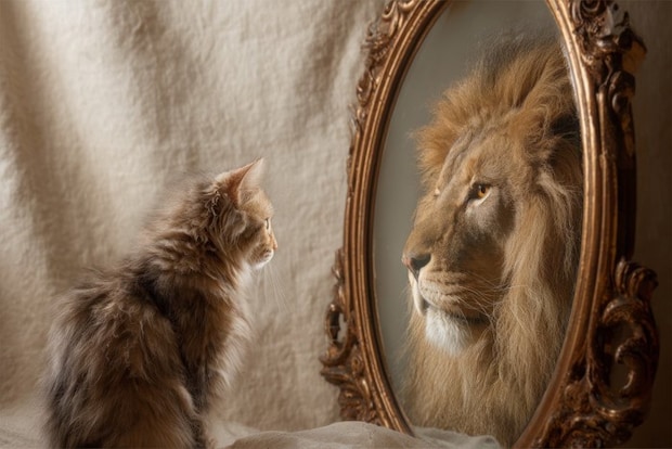 猫とライオン