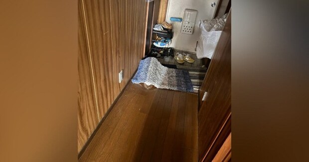 マットの下に『上手く隠れていたはずの猫』…すぐに居場所がバレてしまった『まさかの理由』に2万いいね「ピカピカだったね」「可愛すぎw」
