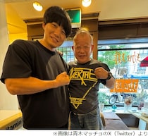 1人で喫茶店にいた青木マッチョ、初対面の大物芸人に「マッチョ！」と声かけられ感激
