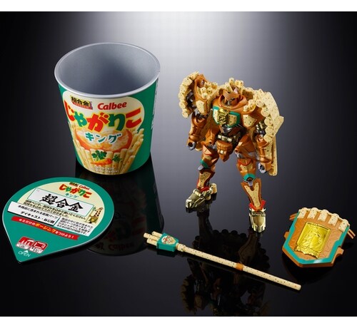 “じゃがりこ×超合金”異業種コラボが実現、「超合金 じゃがりこキング」誕生