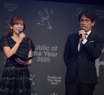 江口洋介が初の“授賞式メインMC”、司会進行の中川安奈と共に大役務める