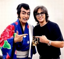 片岡愛之助がB'z稲葉浩志と2ショット、「朝から御夫妻で…」交友関係明かす