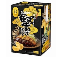 カルビー「堅あげポテト 味噌カツ味」パンチのある味わい＆噛むほどにおいしさアップ
