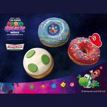 マリオとKKDJがコラボ！映画の世界を表現したドーナツ3種が新登場！