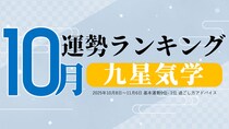 九星気学【10月（10月8日～11月6日）】今月の運勢ランキング
