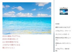 sekiさんの公式サイトのキャプチャ