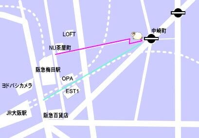 占いサロンストレイシープへのアクセス