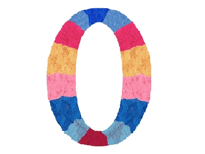 数字の０のイラスト