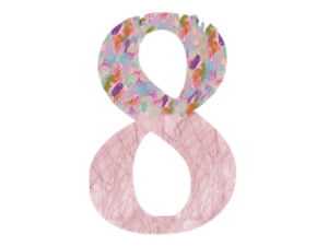 数字の8のイラスト
