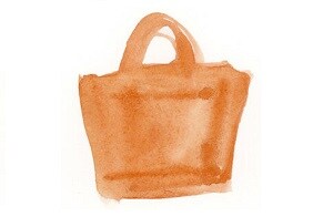 ビジネスバッグのイラスト