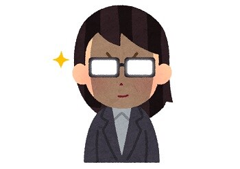 クールでやり手な女性のイラスト