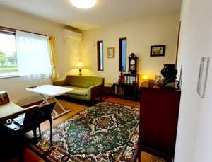 非常にリラックスできる綺麗な鑑定スペース