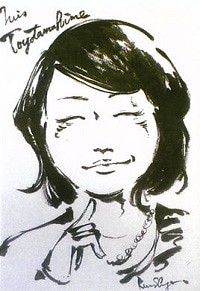 美州豊玉姫先生の似顔絵