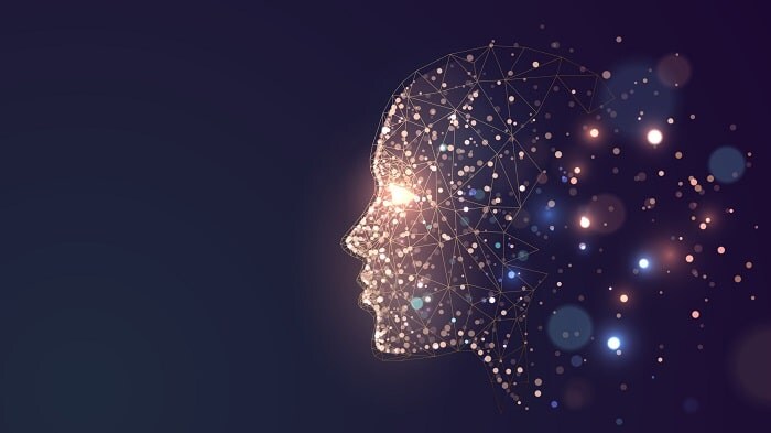 スピリチュアルなイメージの女性の顔の画像