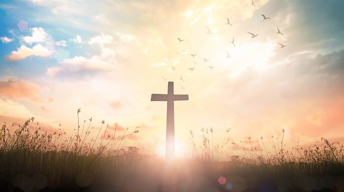 十字架のシルエット