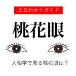 桃花眼とは？桃花眼の人の特徴【人相学ガイド】