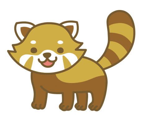 たぬきのイラスト