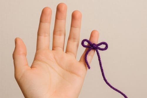 糸を具現化するおまじない