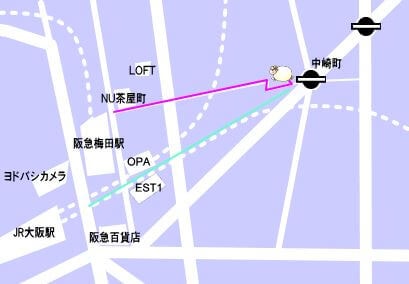 占いサロンストレイシープへのアクセス