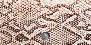 ダイヤモンドパイソン柄の財布