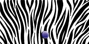 ゼブラ柄の財布