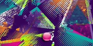 奇抜な柄をした財布