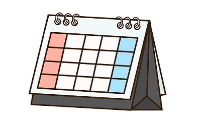 カレンダーの絵