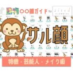 猿顔タイプ完全ガイド｜特徴・診断・芸能人・メイク術