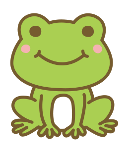 カエルのイラスト