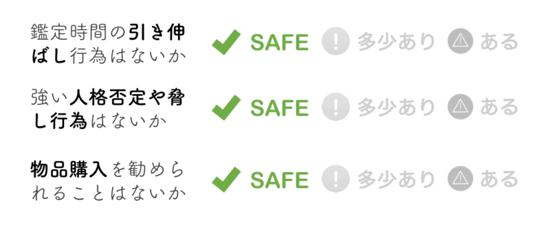 地雷占い師チェック