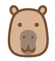 カピバラ顔