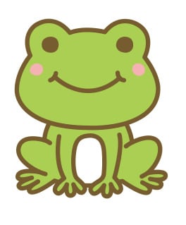 カエル顔