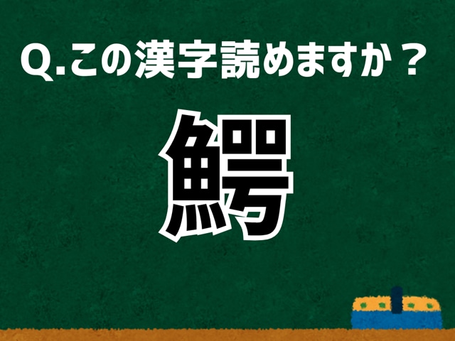 【難読漢字よもやま話】「鰐」なんて読む？ 言葉にまつわる由来と豆知識