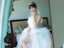 瀬戸環奈が純白のウエディングドレス姿を披露 『週刊実話』で南国グラビアを掲載