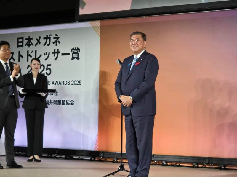 壇上で笑顔の石破茂首相（写真は石破氏のXから）