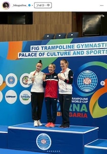 「顔芸も世界一」　トランポリンW杯3冠、感情ほとばしる森ひかるに注目「絶対良い子やんwww」