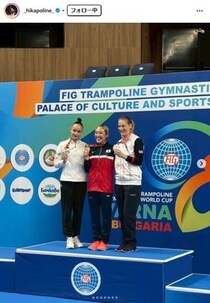 「顔芸も世界一」　トランポリンW杯3冠、感情ほとばしる森ひかるに注目「絶対良い子やんwww」