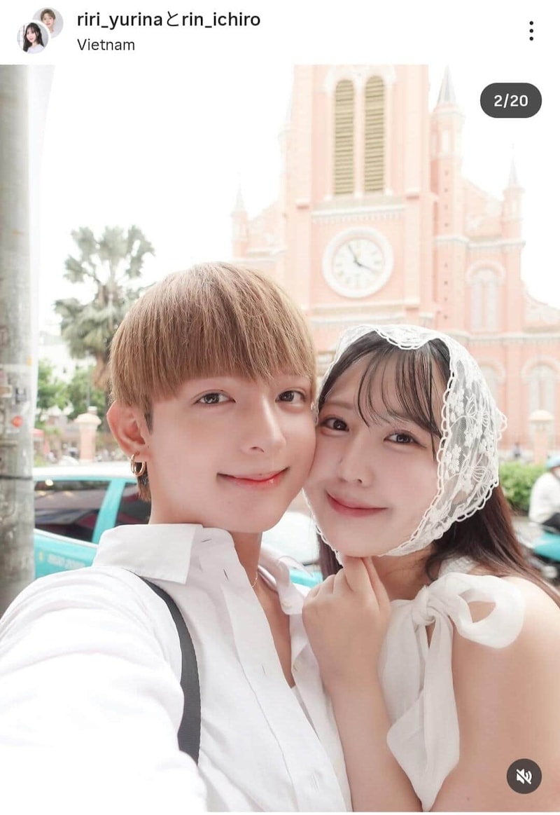 ゆりなさんのインスタグラム（＠riri_yurina）より