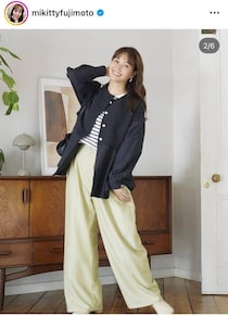 藤本美貴40歳、イメチェン「激カワ」流し目ショットにドキっ大反響　「感動するほどの美人」