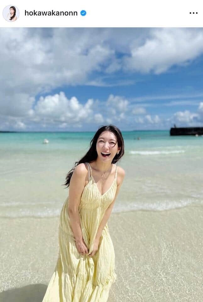 穂川果音さんのインスタグラム（＠hokawakanonn）より