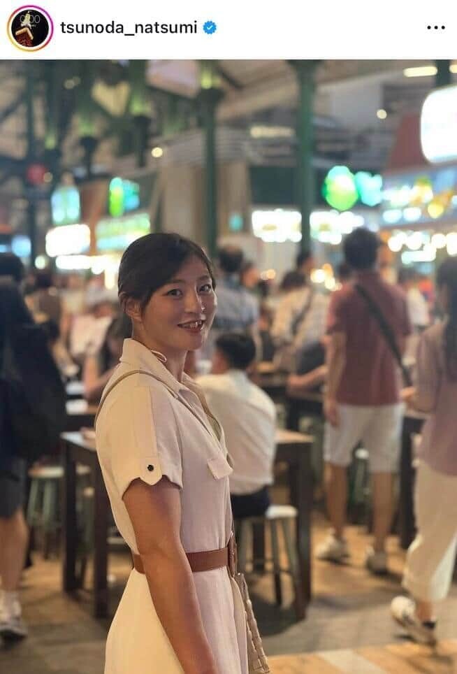角田夏実さんのインスタグラム(@tsunoda_natsumi)より