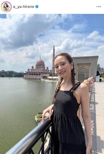 平野綾、背中ざっくりロングドレスで...38歳誕生日報告　「ますます美しい」「素敵過ぎます」