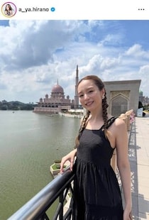 平野綾、背中ざっくりロングドレスで...38歳誕生日報告　「ますます美しい」「素敵過ぎます」