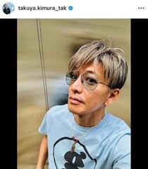 木村拓哉、愛犬抱きしめ2ショ...後ろからお茶目に顔出し　「陽射しも、アムもぬっくぬくです」