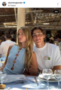 陸上デュプランティス＆24歳モデル美女婚約者、婚約1周年でムービー　キス寸前見つめ合い...ドキッ