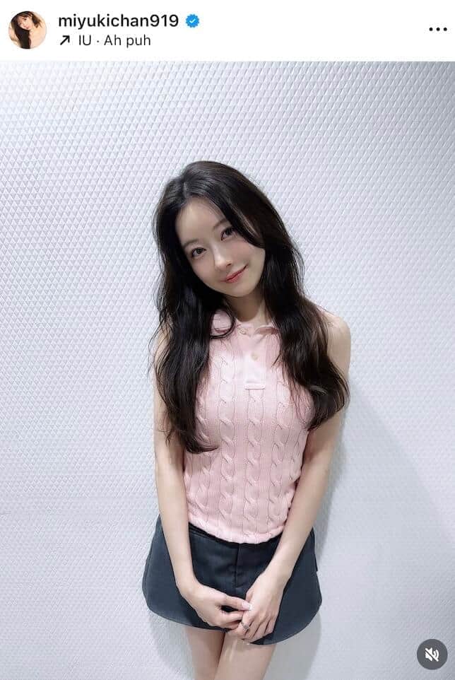 渡辺美優紀さんのインスタグラム（＠miyukichan919）より