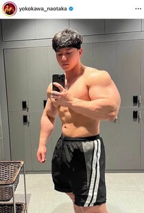 横川尚隆 、バッキバキ太ももに衝撃走る　「こんなに太い脚初めて見たかも」「すっげぇ」