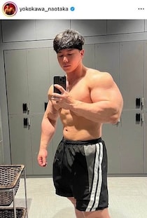 横川尚隆 、バッキバキ太ももに衝撃走る　「こんなに太い脚初めて見たかも」「すっげぇ」