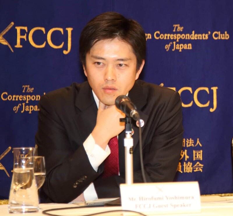 「定数削減」を連立の絶対条件とする日本維新の会・吉村洋文代表（2019年撮影）