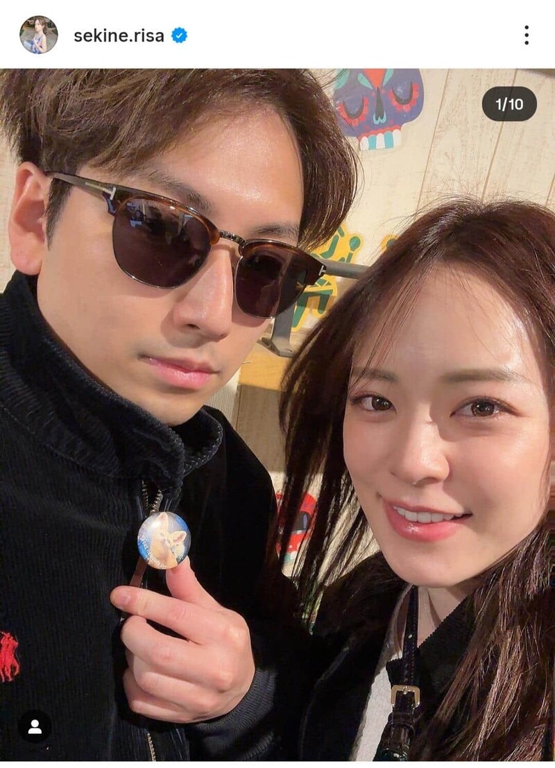 関根りささんのインスタグラム（＠sekine.risa）より